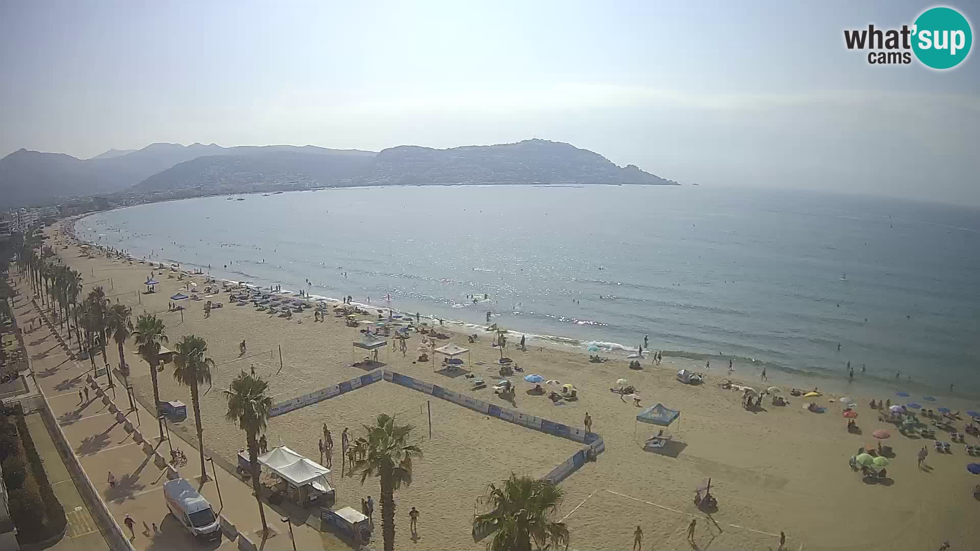 LIVEcam Roses plage Costa Brava – Hotel Montecarlo webcam Espagne