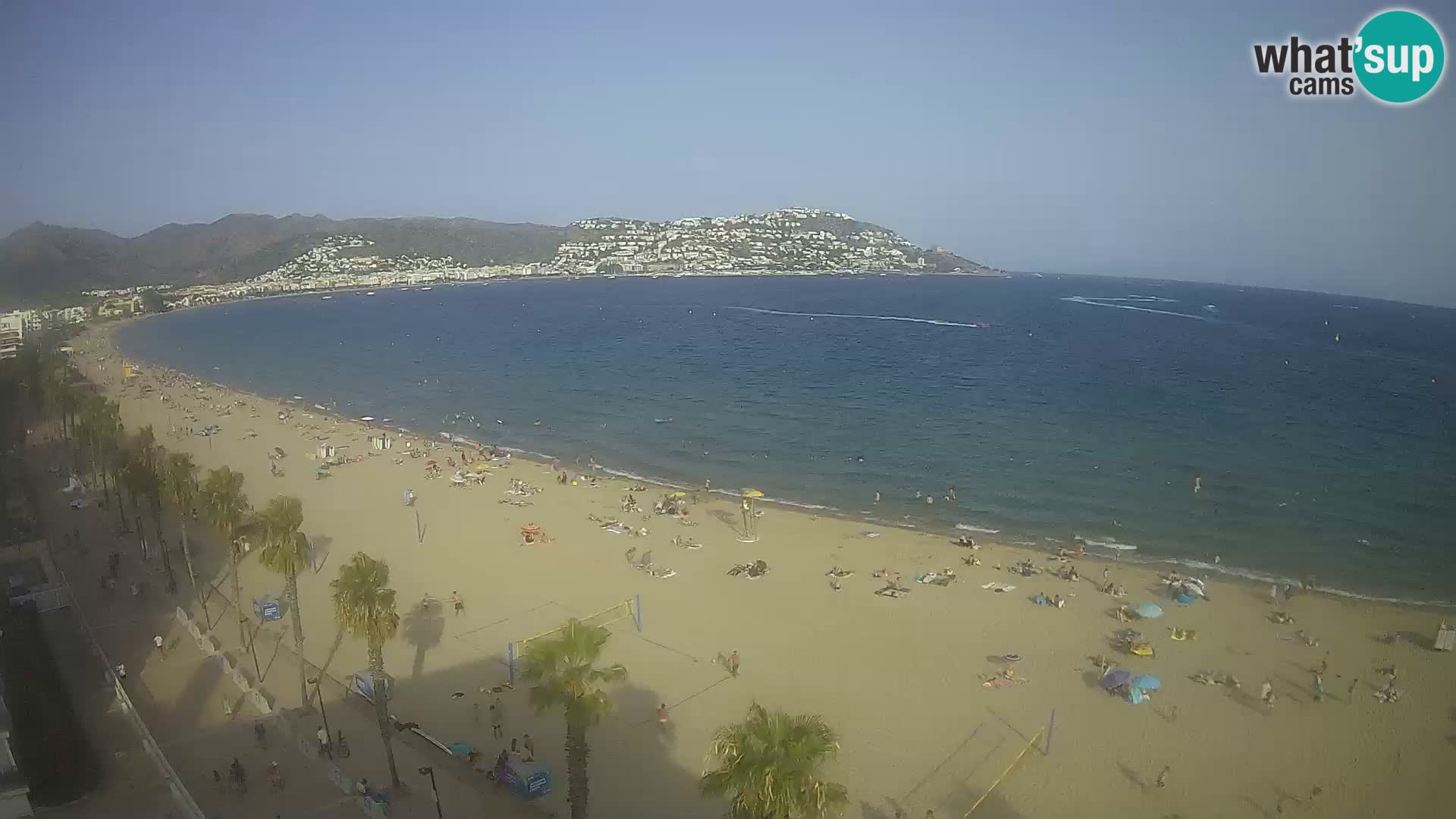 Webcam Costa Brava Roses Strand – Montecarlo Hotel livecam Spanien