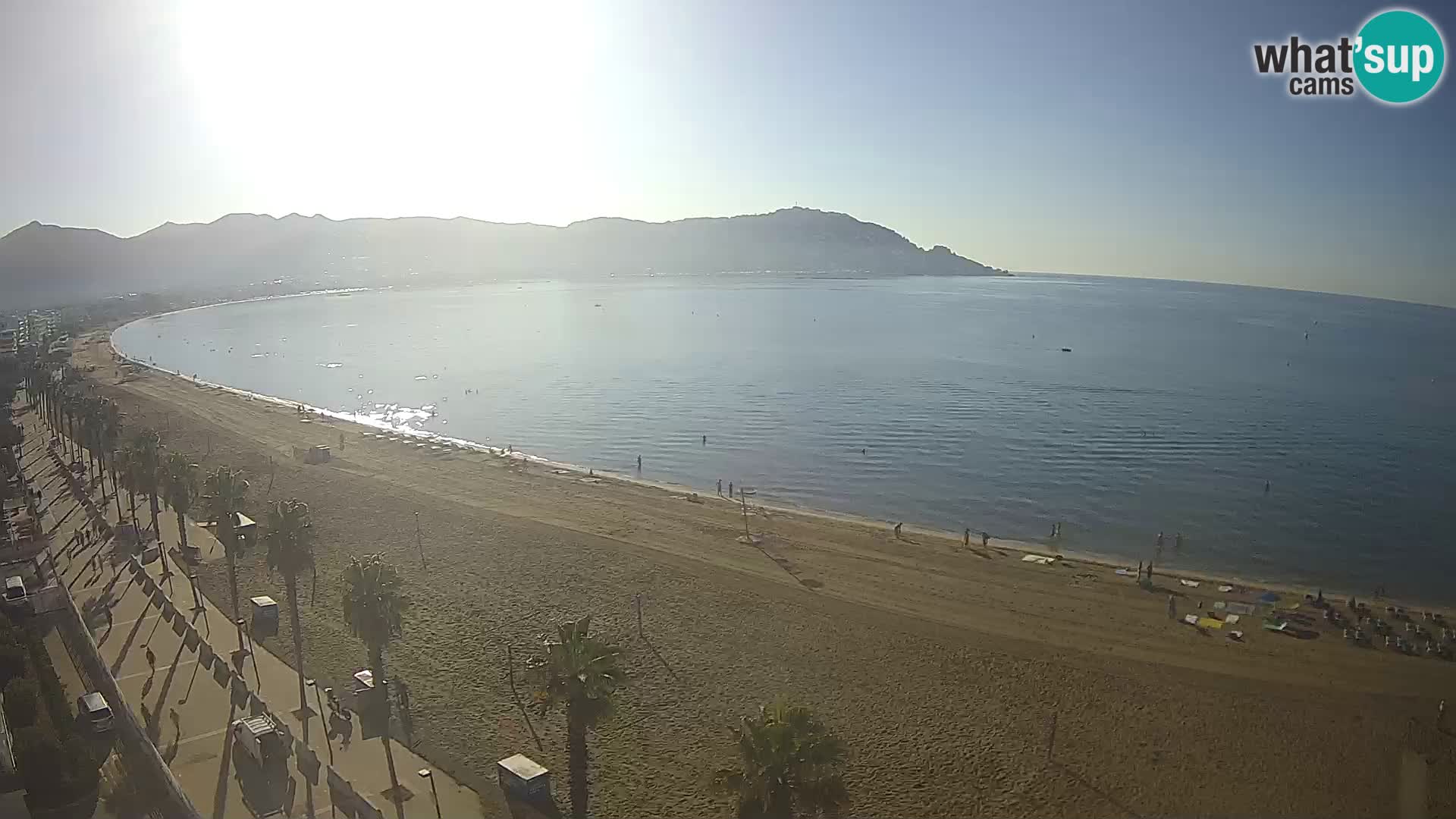 Webcam Costa Brava Roses Strand – Montecarlo Hotel livecam Spanien