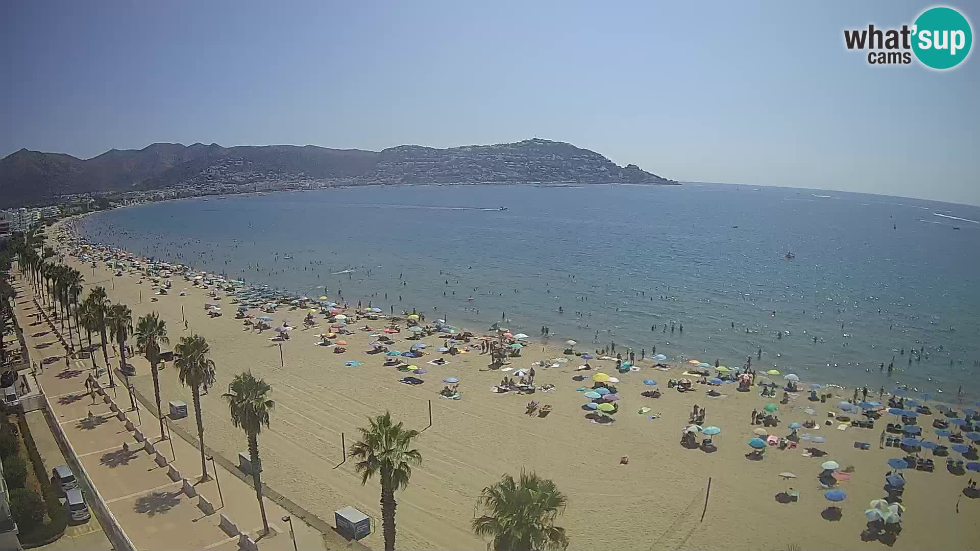 Roses camera en vivo playa Costa Brava- Hotel MonteCarlo