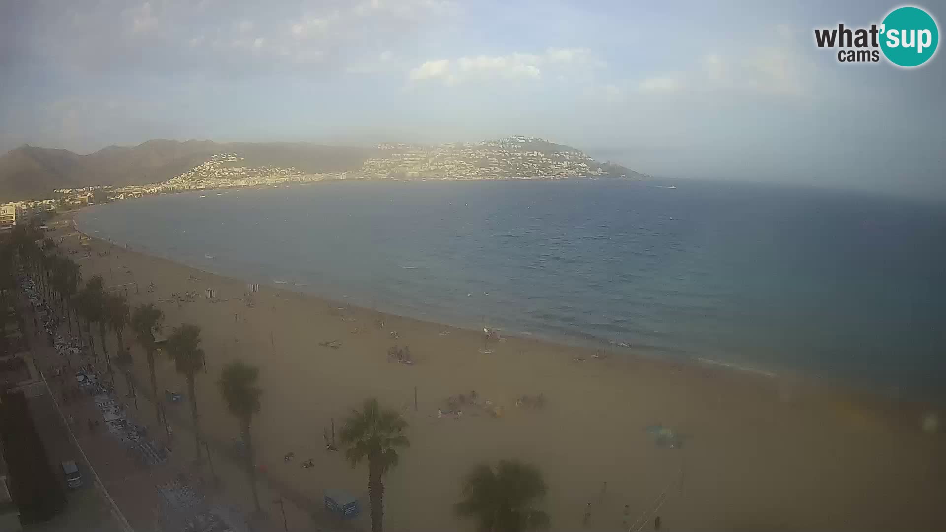 LIVEcam Roses plage Costa Brava – Hotel Montecarlo webcam Espagne