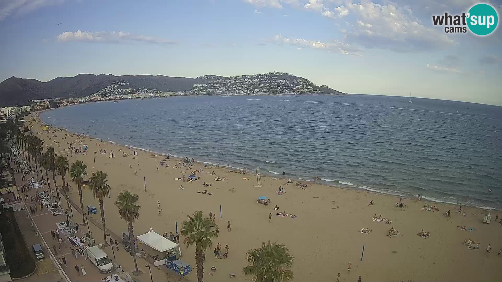 Roses camera en vivo playa Costa Brava- Hotel MonteCarlo