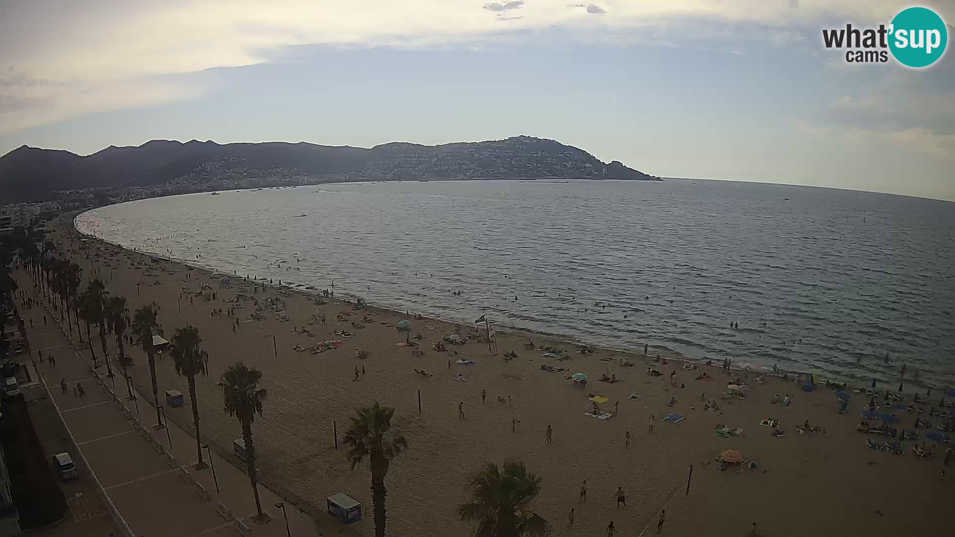 Webcam Costa Brava Roses Strand – Montecarlo Hotel livecam Spanien