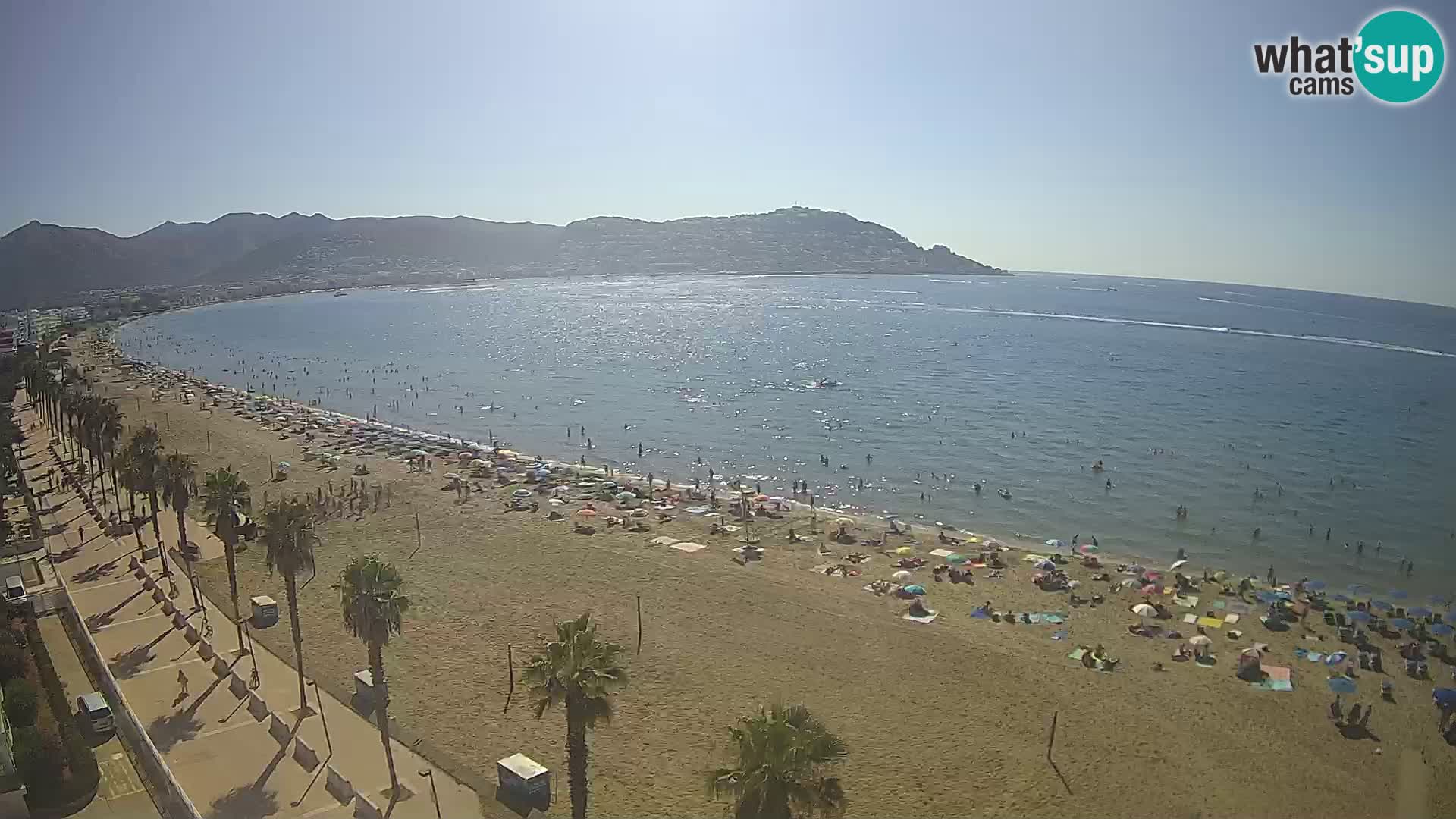 LIVEcam Roses plage Costa Brava – Hotel Montecarlo webcam Espagne