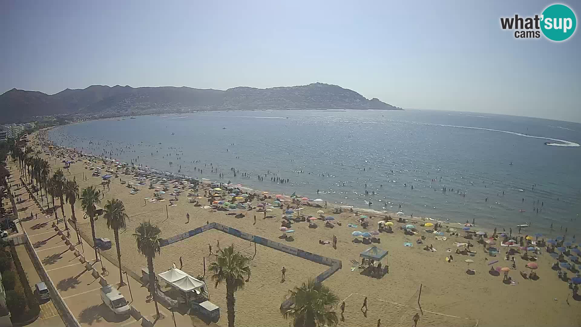 Webcam Costa Brava Roses Strand – Montecarlo Hotel livecam Spanien