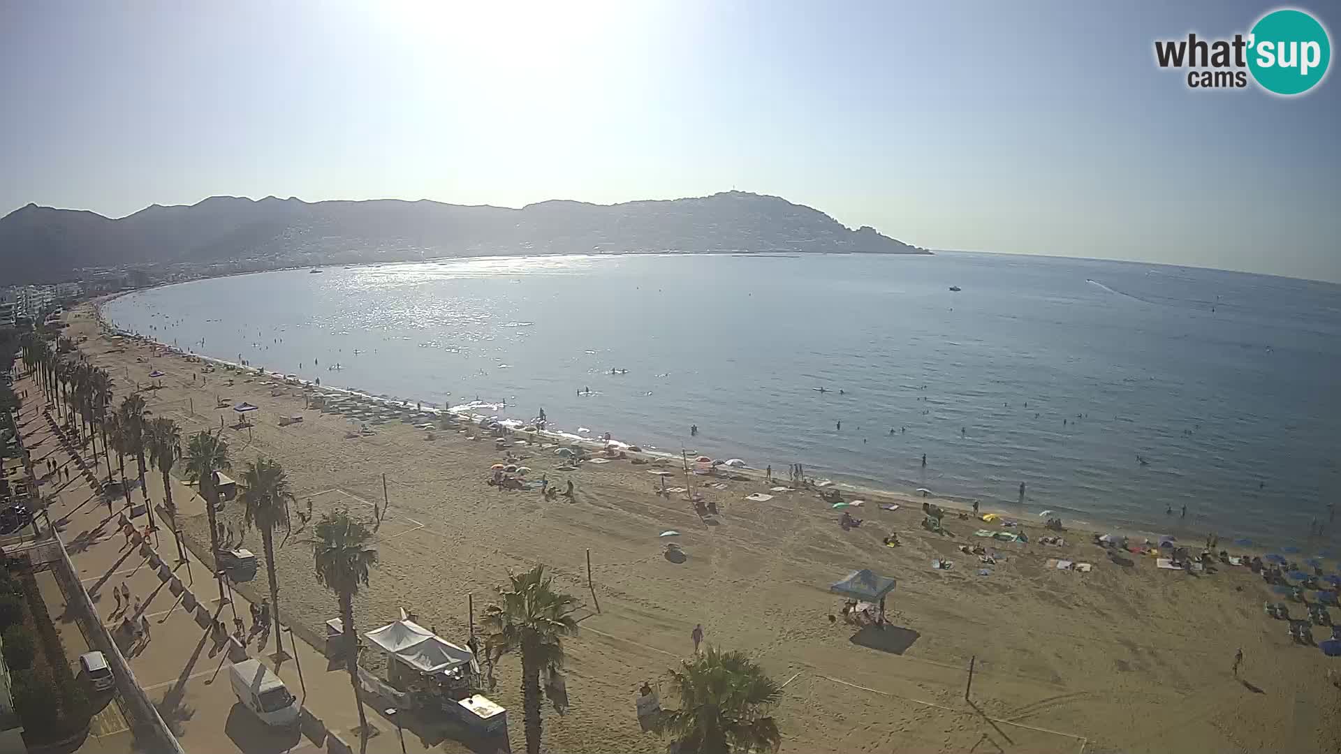 LIVEcam Roses plage Costa Brava – Hotel Montecarlo webcam Espagne
