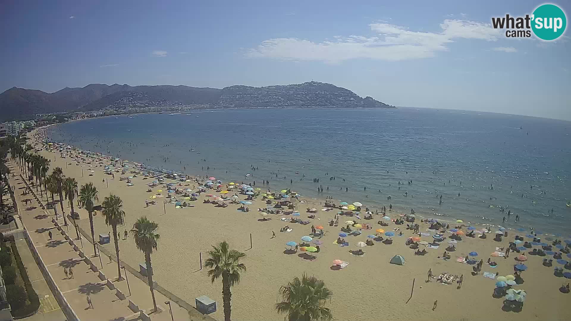 Webcam Costa Brava Roses Strand – Montecarlo Hotel livecam Spanien