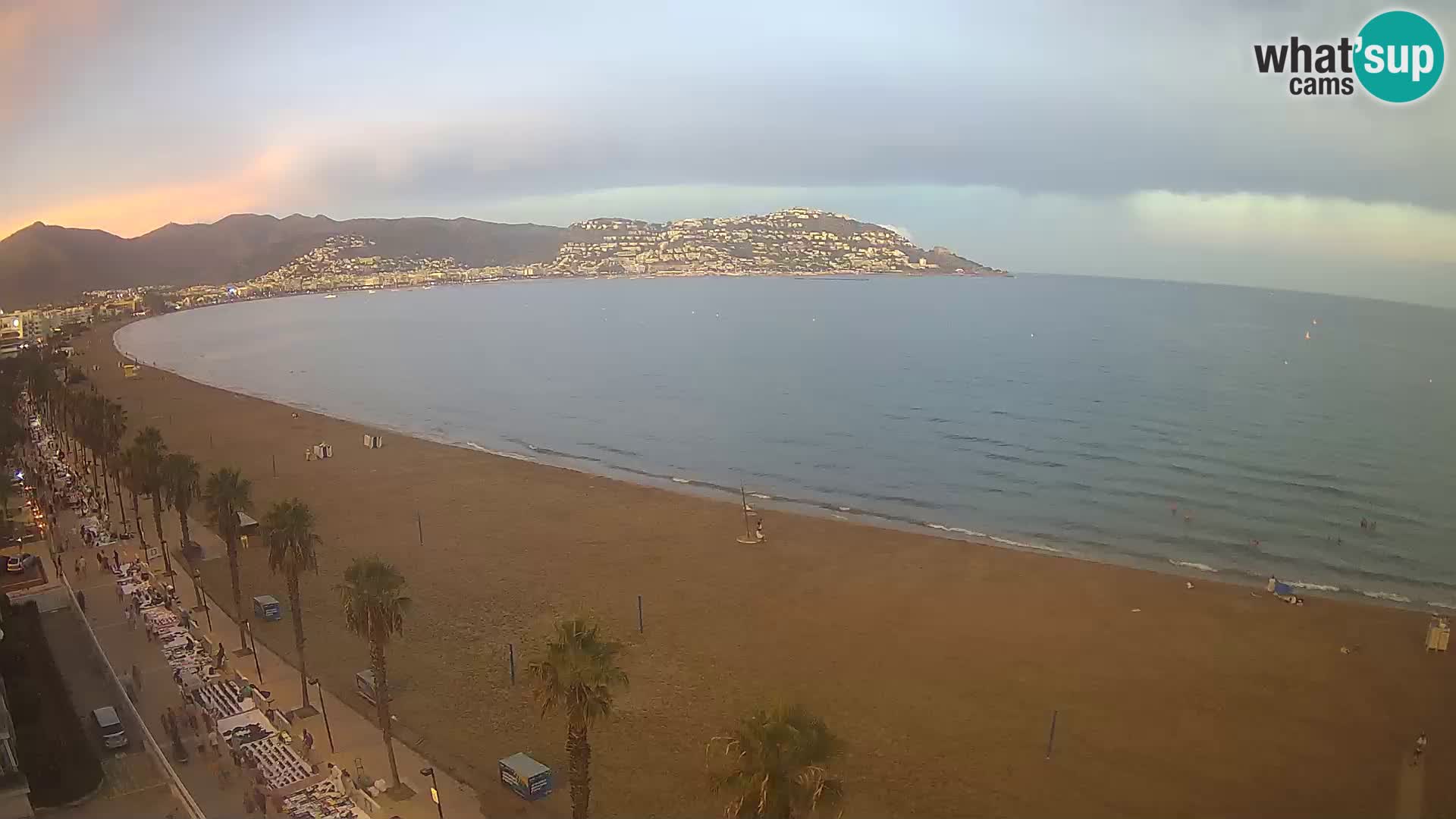 Webcam Costa Brava Roses Strand – Montecarlo Hotel livecam Spanien