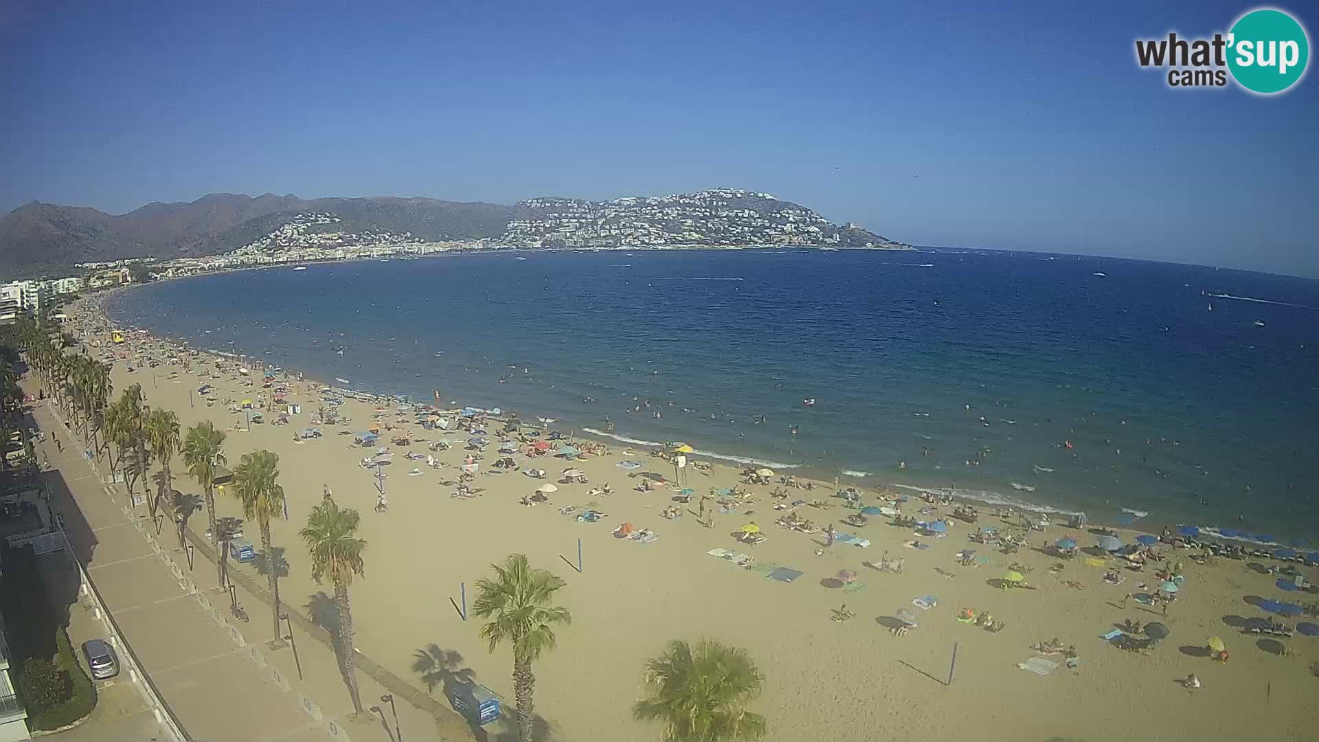 Roses camera en vivo playa Costa Brava- Hotel MonteCarlo