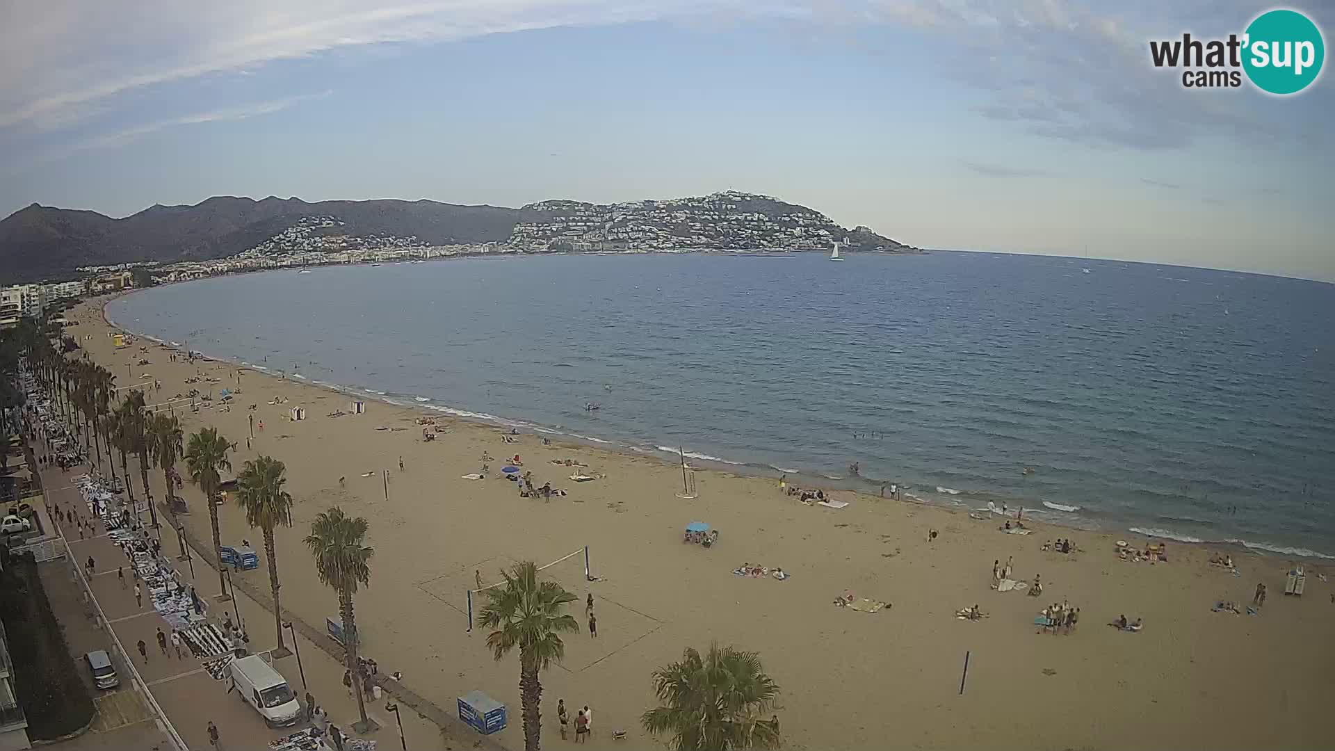 Webcam Costa Brava Roses Strand – Montecarlo Hotel livecam Spanien