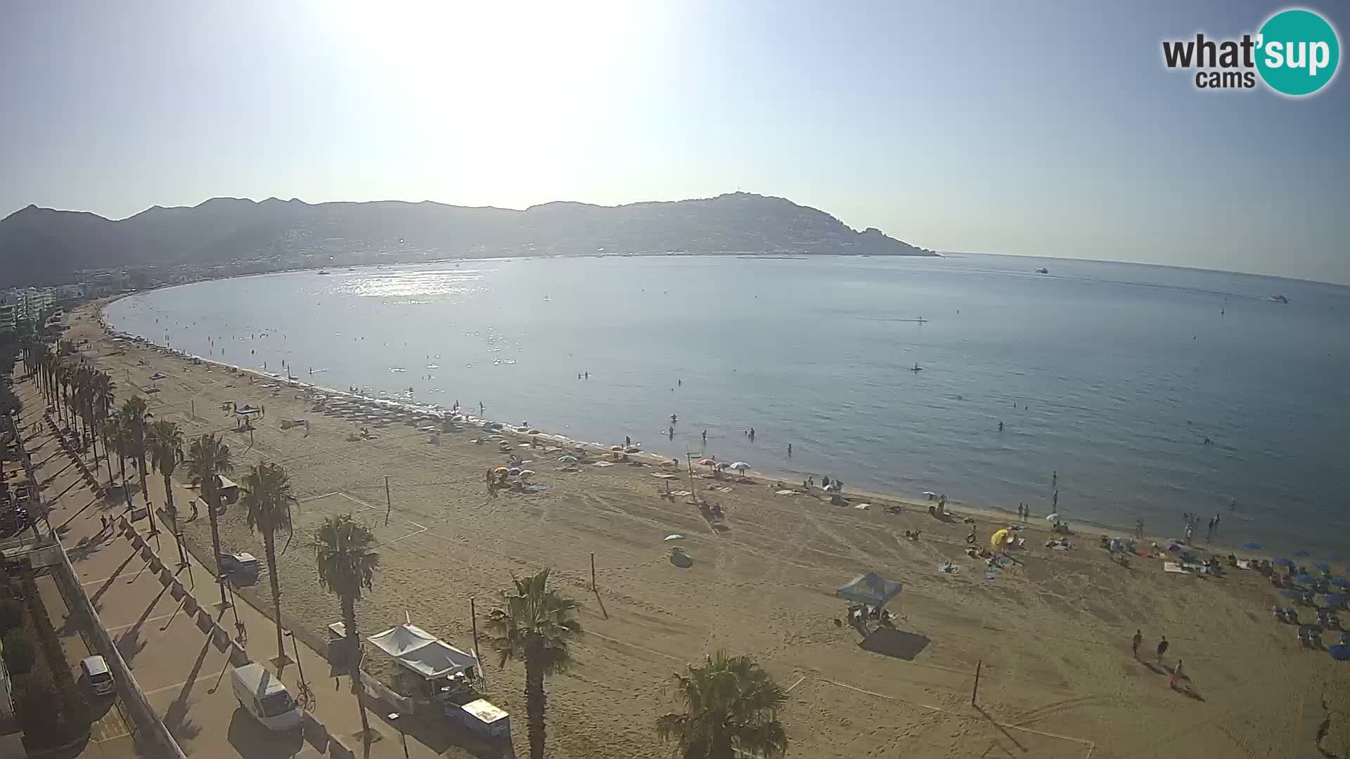 Live cam Roses – Costa Brava spiaggia – Hotel MonteCarlo