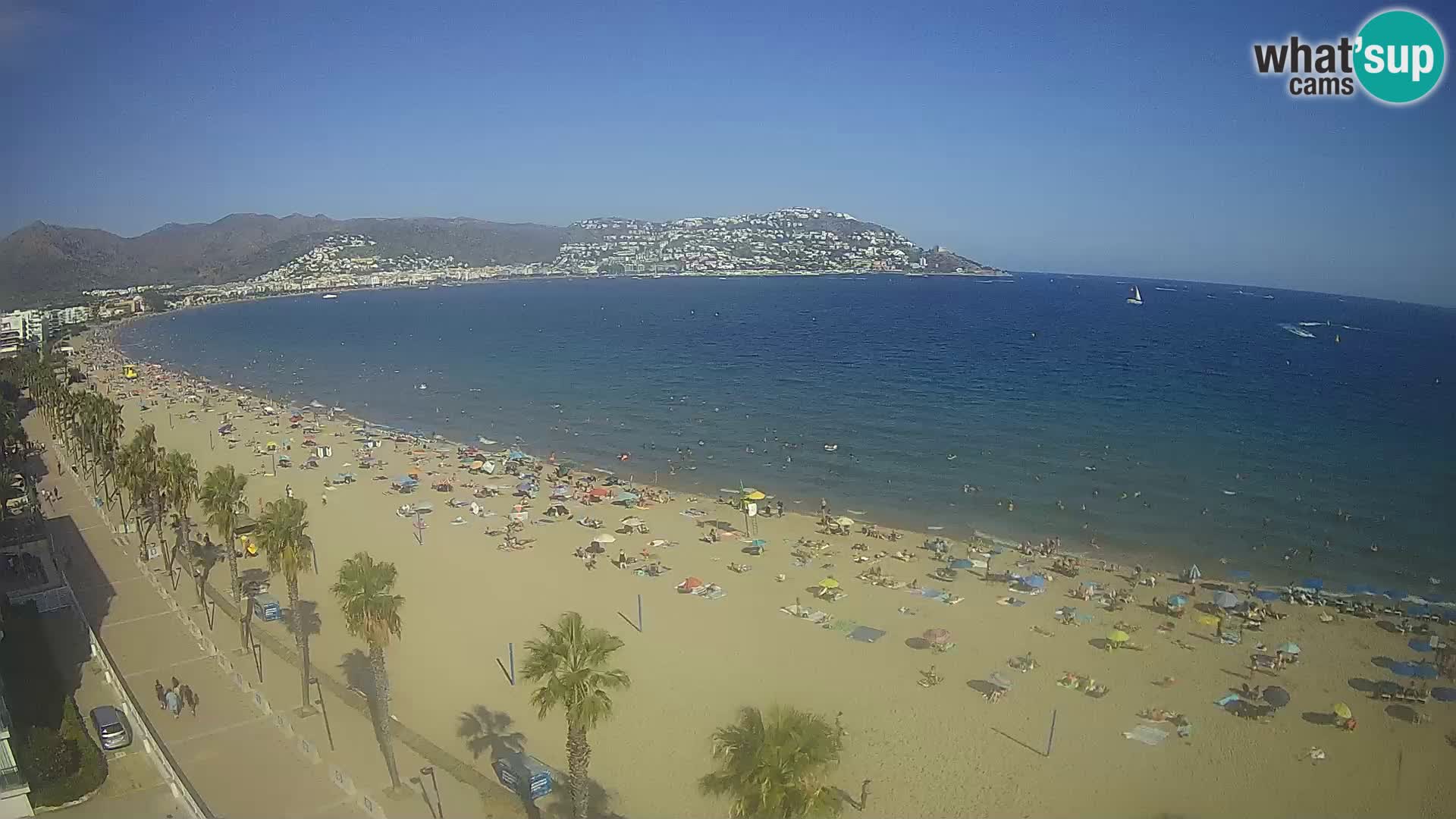 Web kamera Roses – Španijolska – Pogled sa hotela MonteCarlo