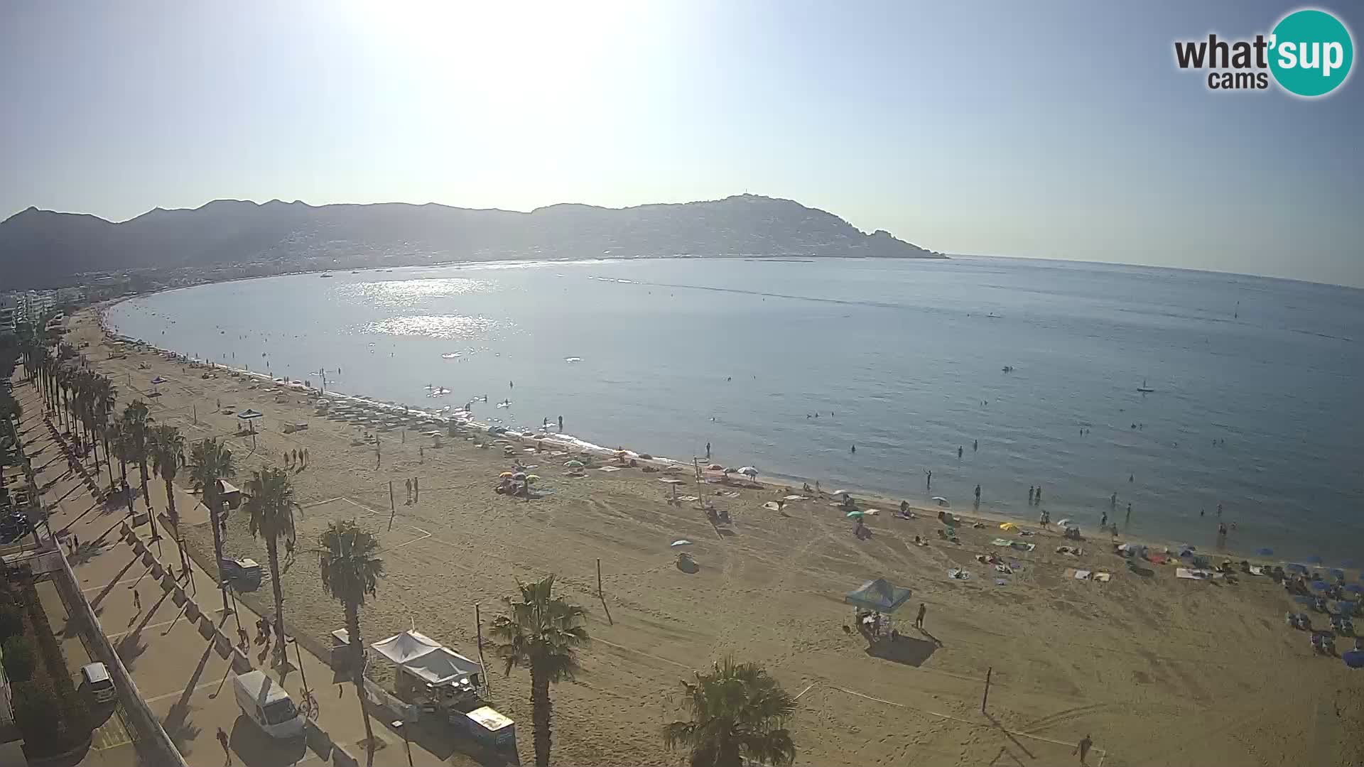 Live cam Roses  – Costa Brava spiaggia – Hotel MonteCarlo