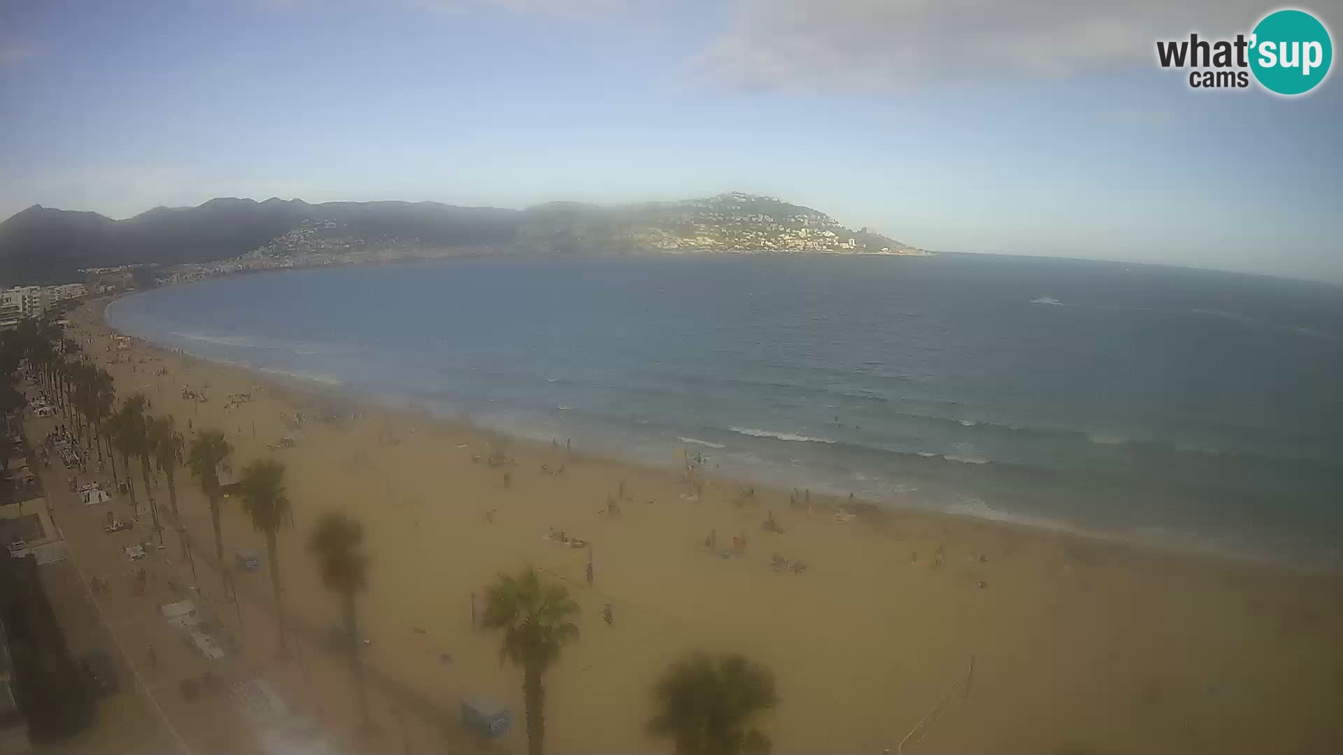 LIVEcam Roses plage Costa Brava – Hotel Montecarlo webcam Espagne