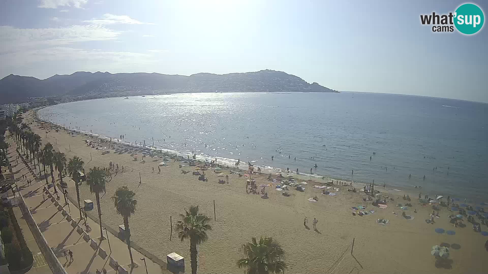 Roses camera en vivo playa Costa Brava- Hotel MonteCarlo