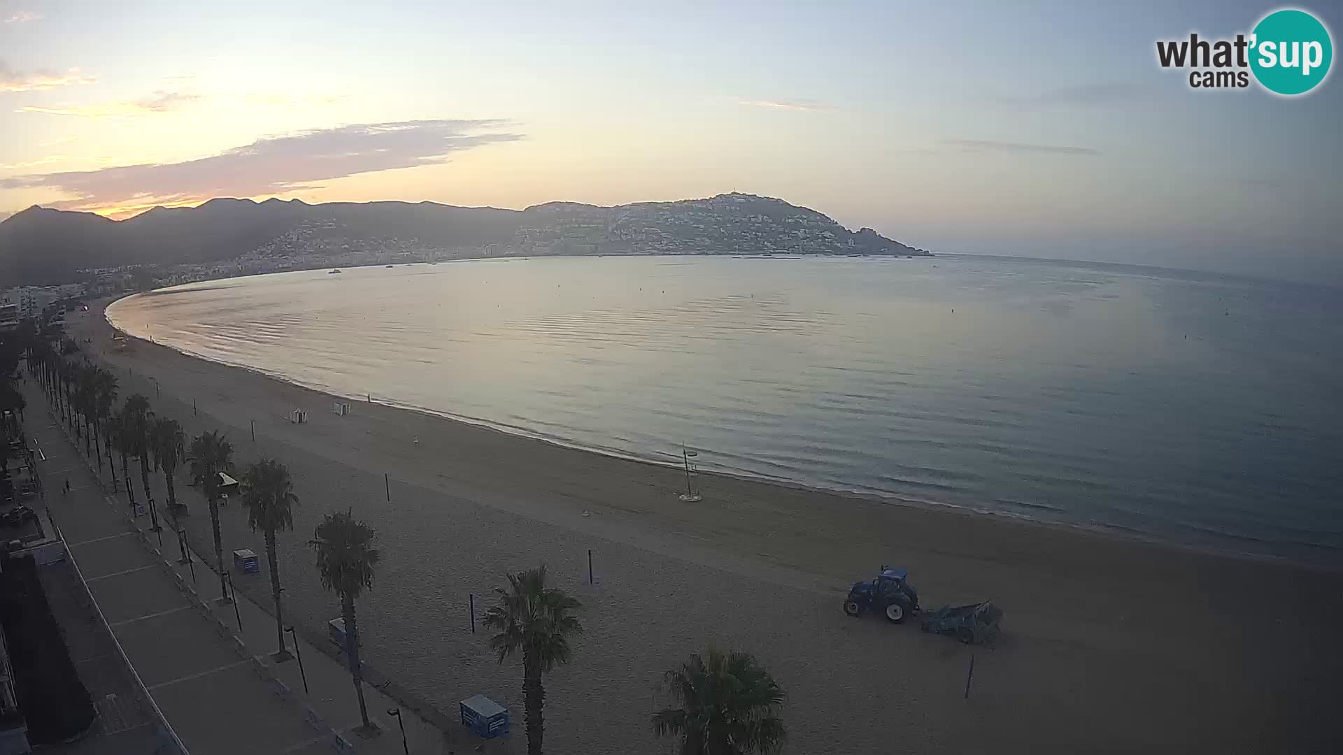 LIVEcam Roses plage Costa Brava – Hotel Montecarlo webcam Espagne