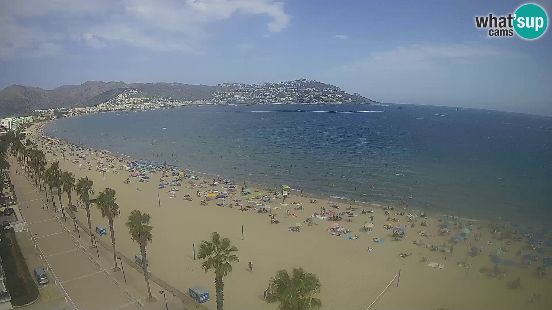 Webcam Costa Brava Roses Strand – Montecarlo Hotel livecam Spanien