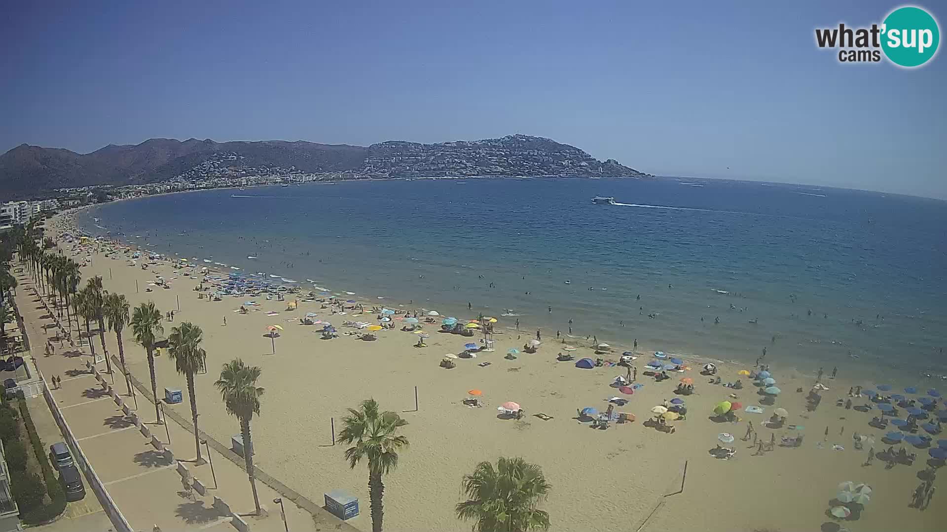 Live cam Roses  – Costa Brava spiaggia – Hotel MonteCarlo