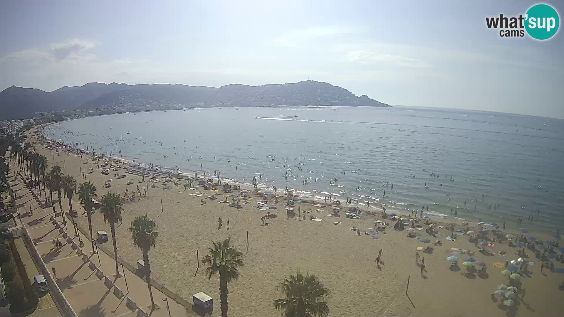 Roses camera en vivo playa Costa Brava- Hotel MonteCarlo
