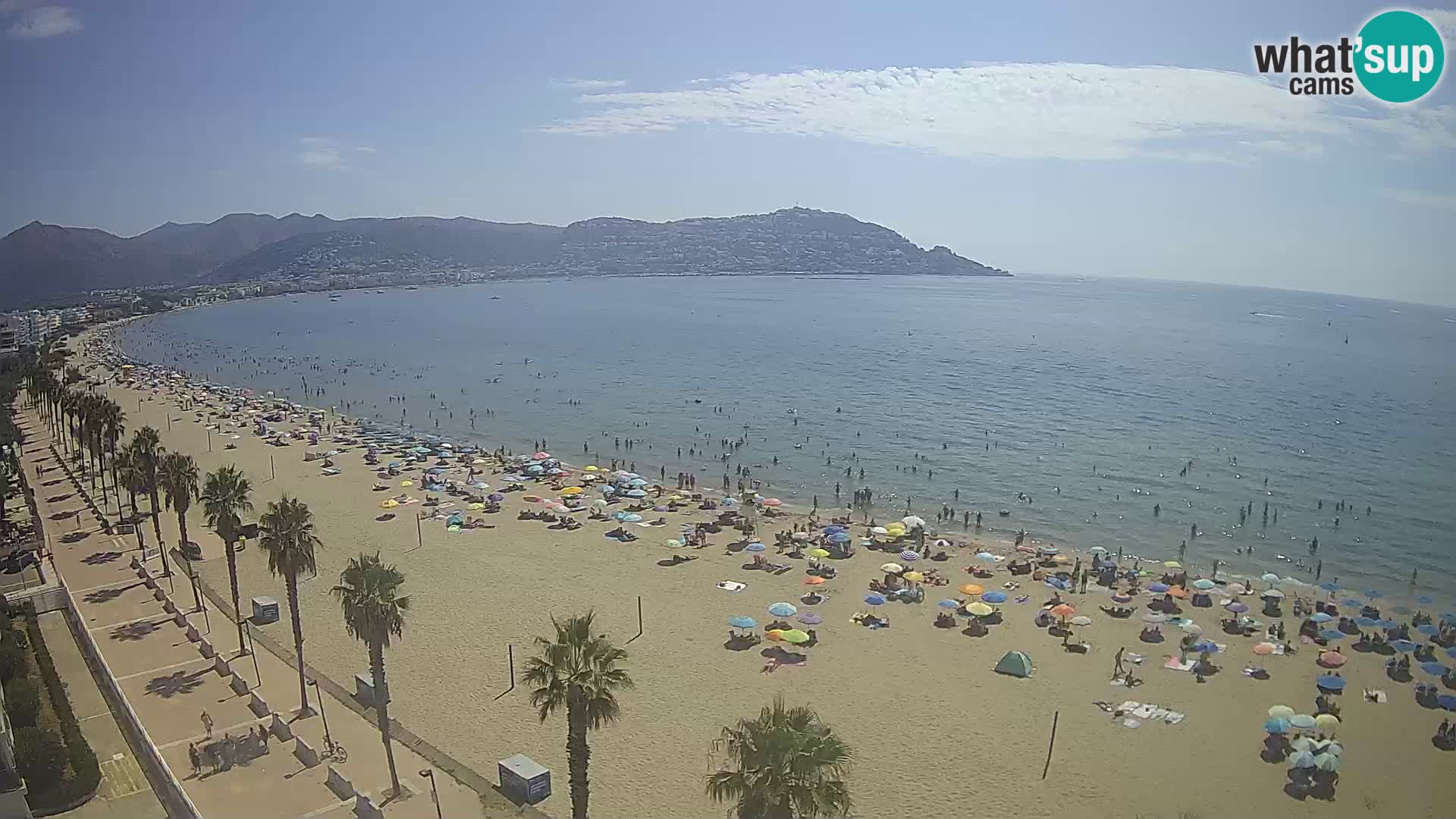 Webcam Costa Brava Roses Strand – Montecarlo Hotel livecam Spanien
