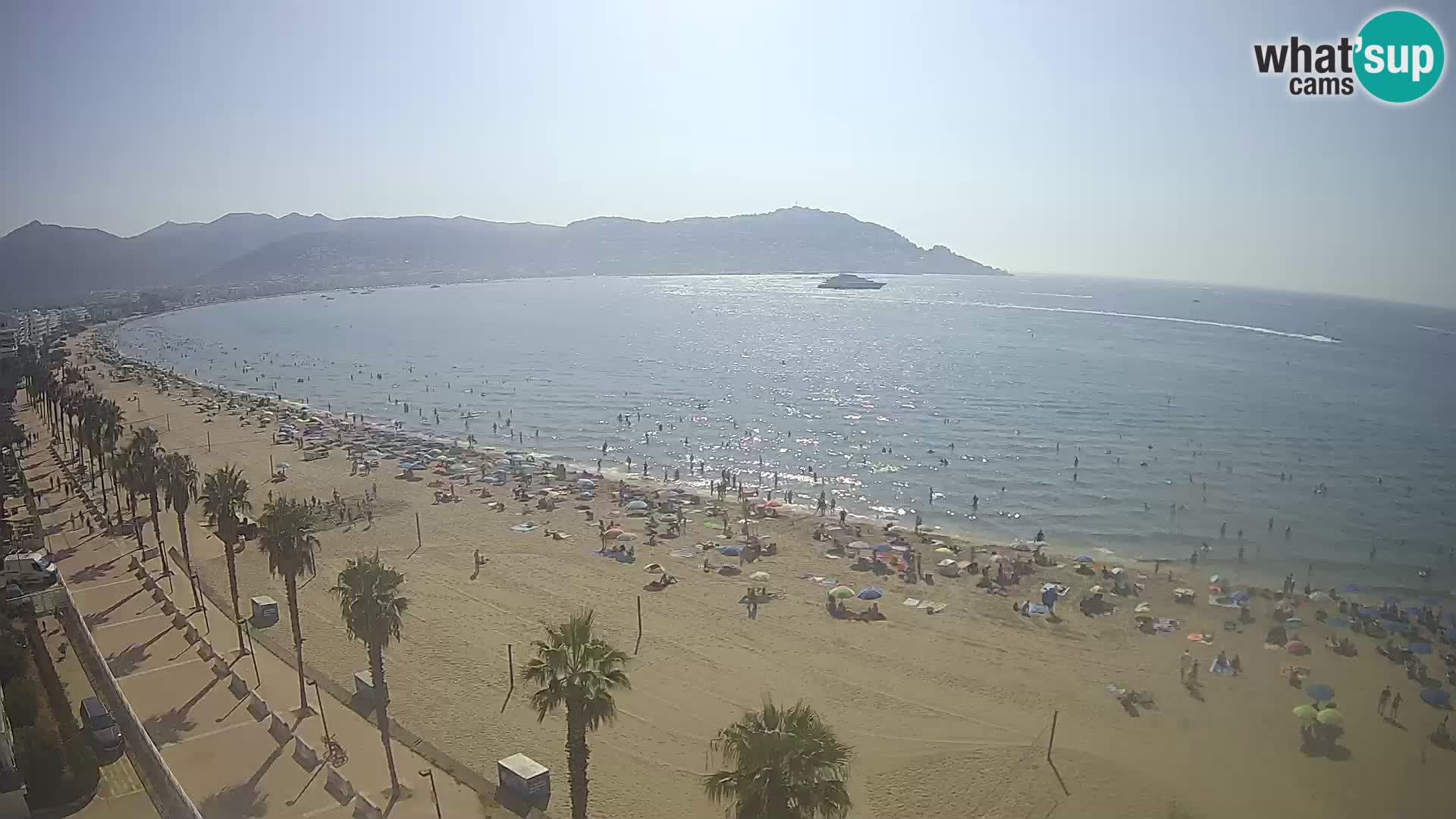 Roses camera en vivo playa Costa Brava- Hotel MonteCarlo