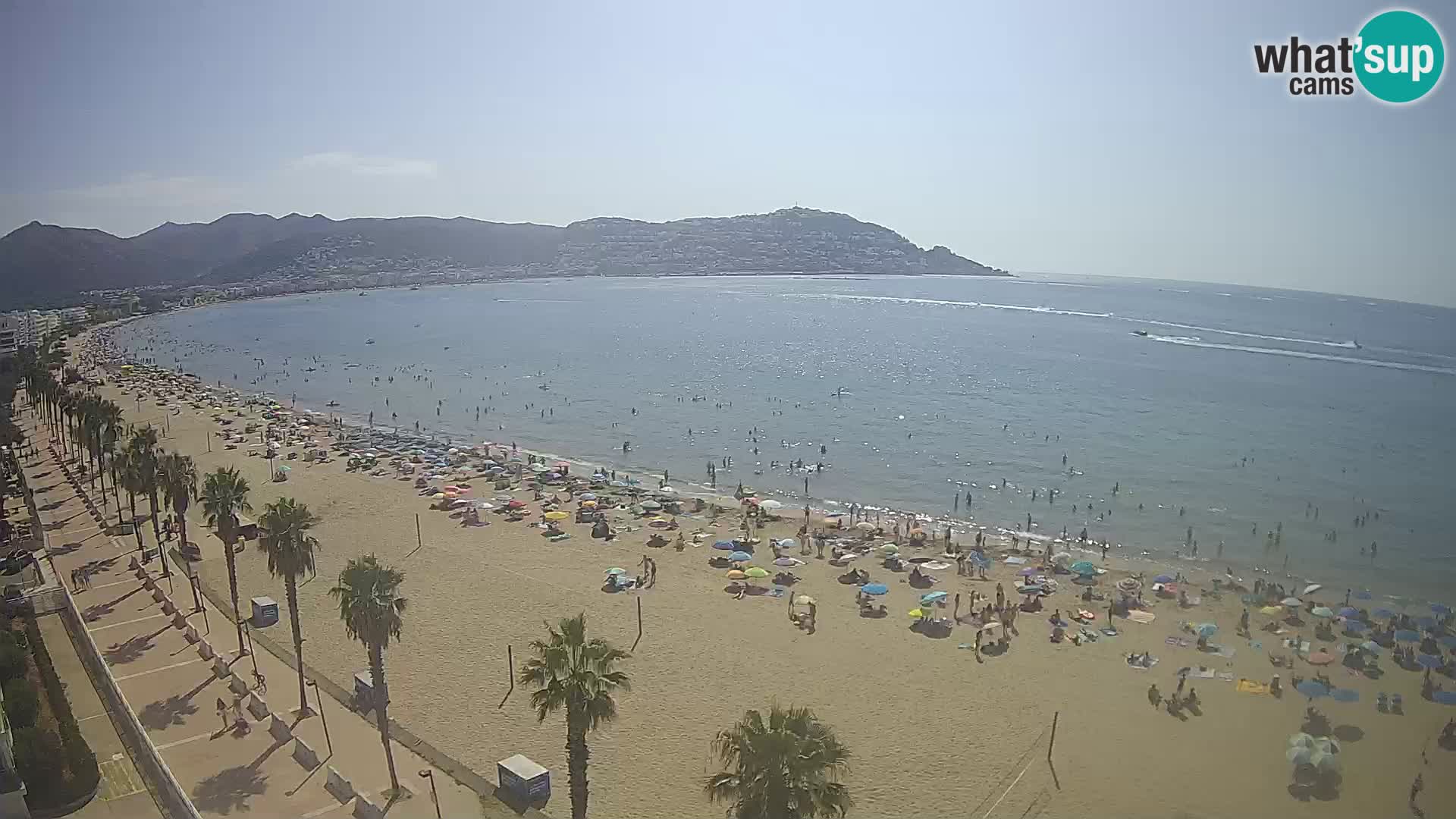 Live cam Roses – Costa Brava spiaggia – Hotel MonteCarlo