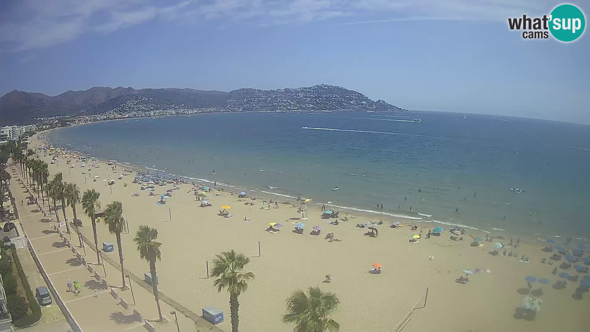 Webcam Costa Brava Roses Strand – Montecarlo Hotel livecam Spanien