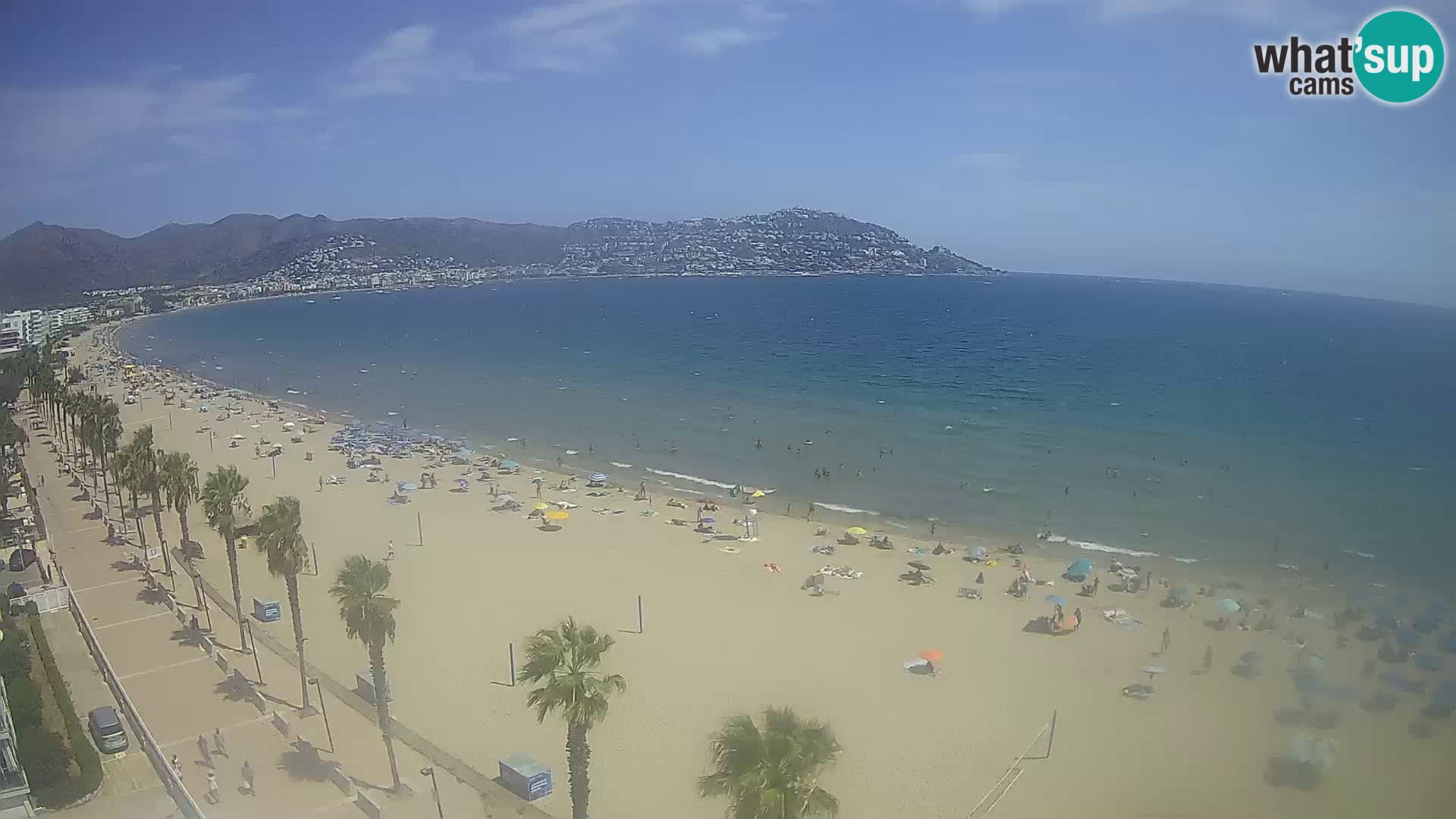 Webcam Costa Brava Roses Strand – Montecarlo Hotel livecam Spanien