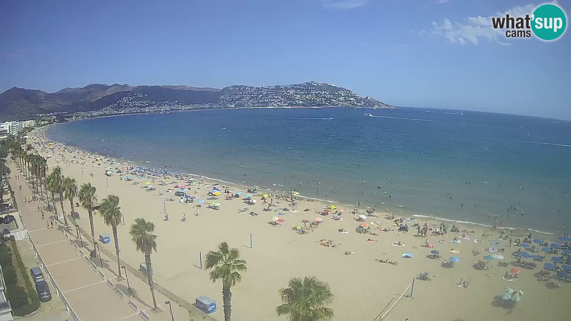 Webcam Costa Brava Roses Strand – Montecarlo Hotel livecam Spanien