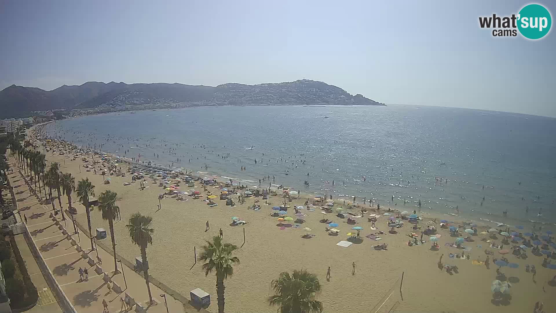 Webcam Costa Brava Roses Strand – Montecarlo Hotel livecam Spanien
