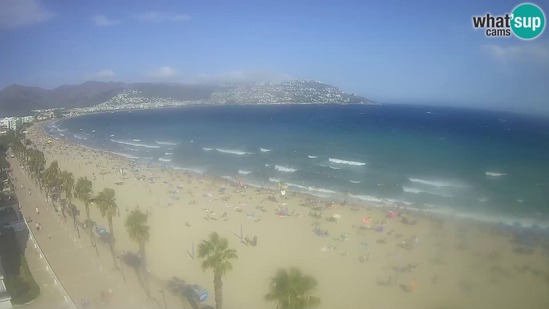 Webcam Costa Brava Roses Strand – Montecarlo Hotel livecam Spanien
