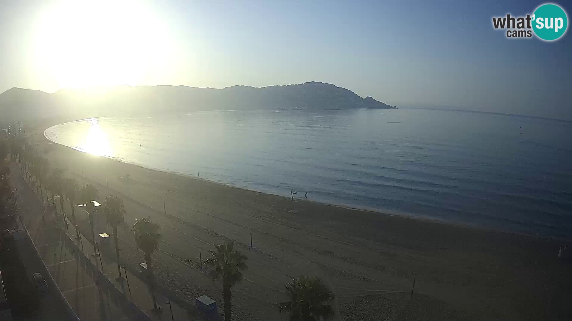 LIVEcam Roses plage Costa Brava – Hotel Montecarlo webcam Espagne