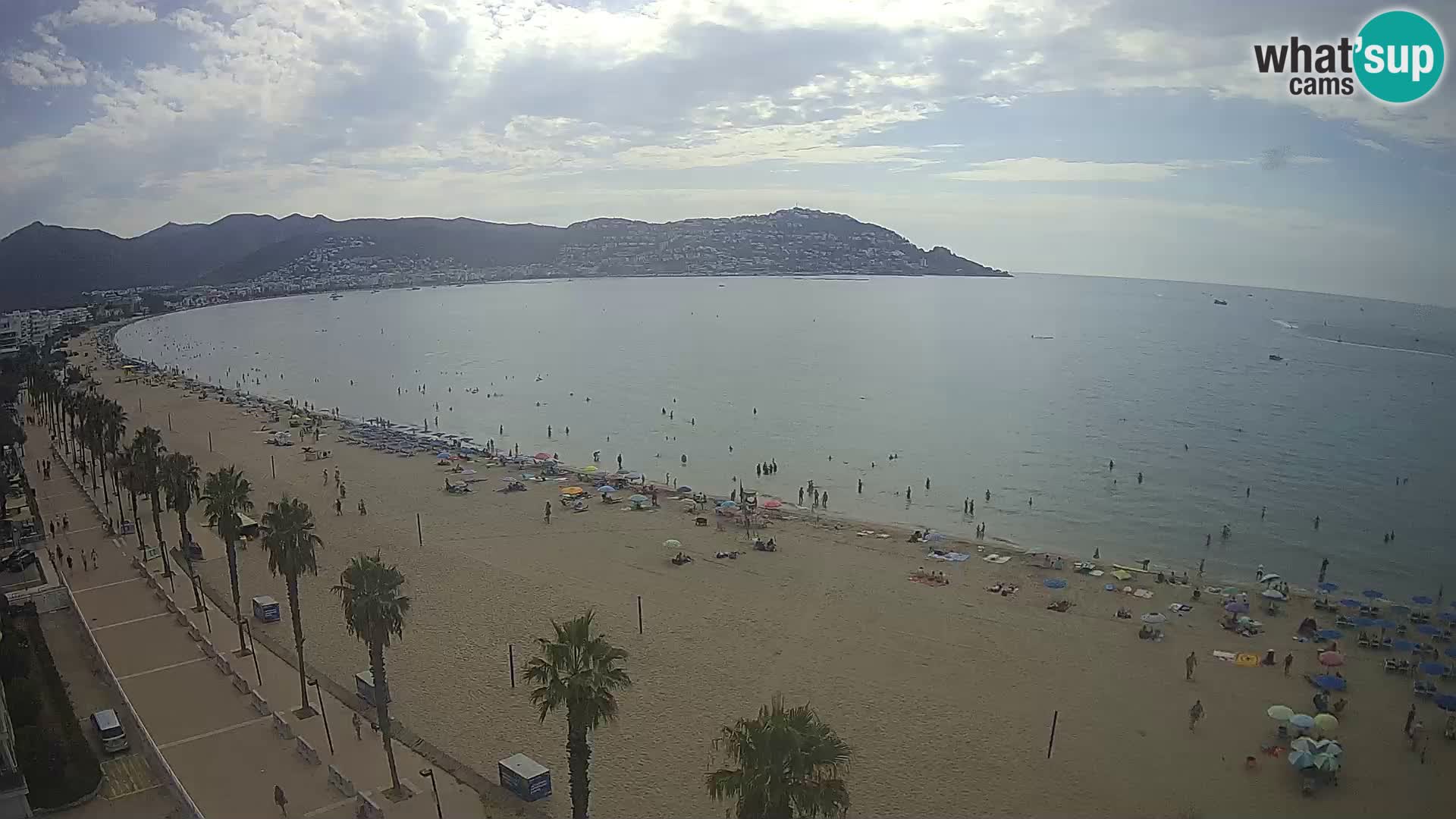 Webcam Costa Brava Roses Strand – Montecarlo Hotel livecam Spanien