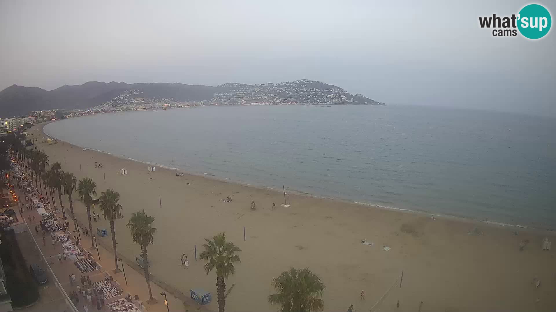LIVEcam Roses plage Costa Brava – Hotel Montecarlo webcam Espagne