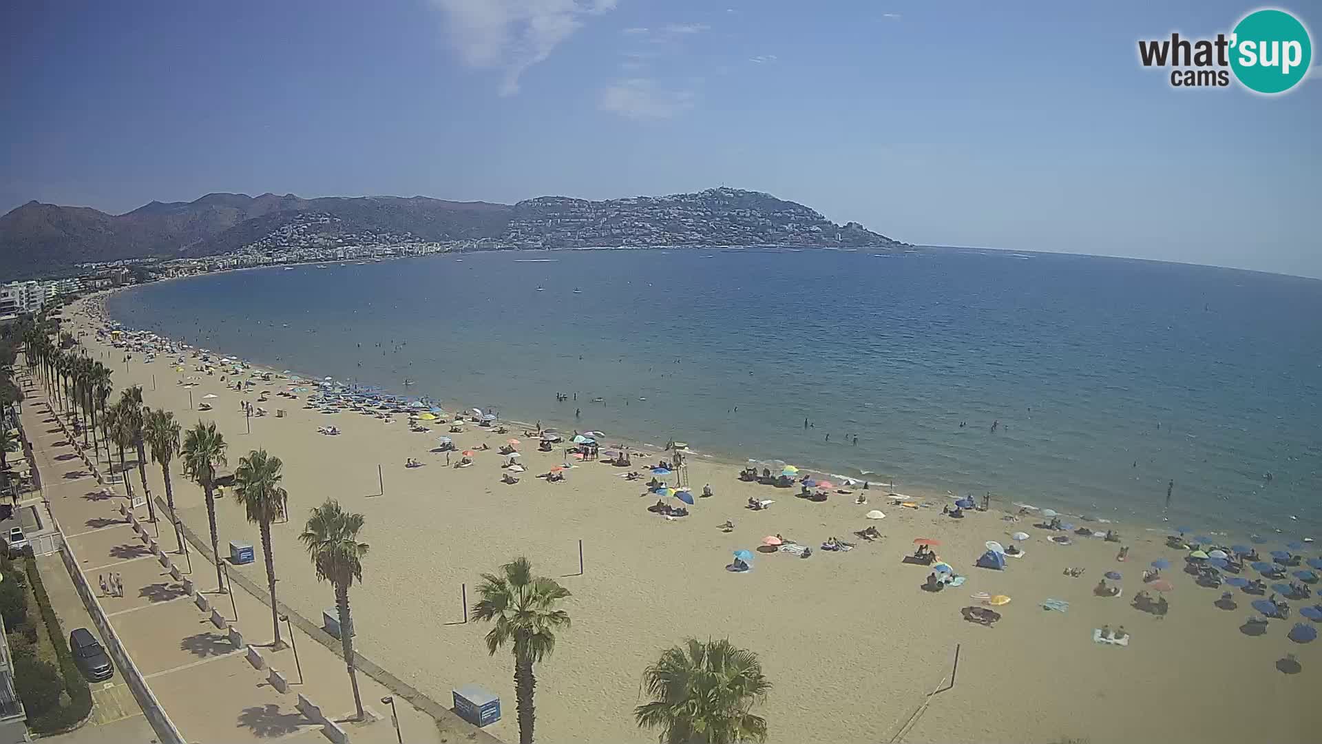Live cam Roses  – Costa Brava spiaggia – Hotel MonteCarlo
