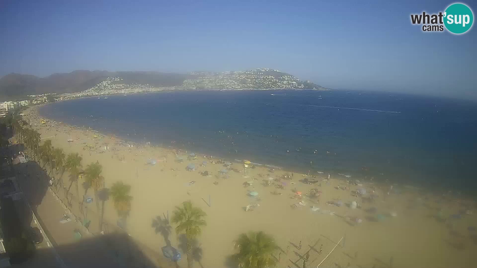 Live cam Roses  – Costa Brava spiaggia – Hotel MonteCarlo