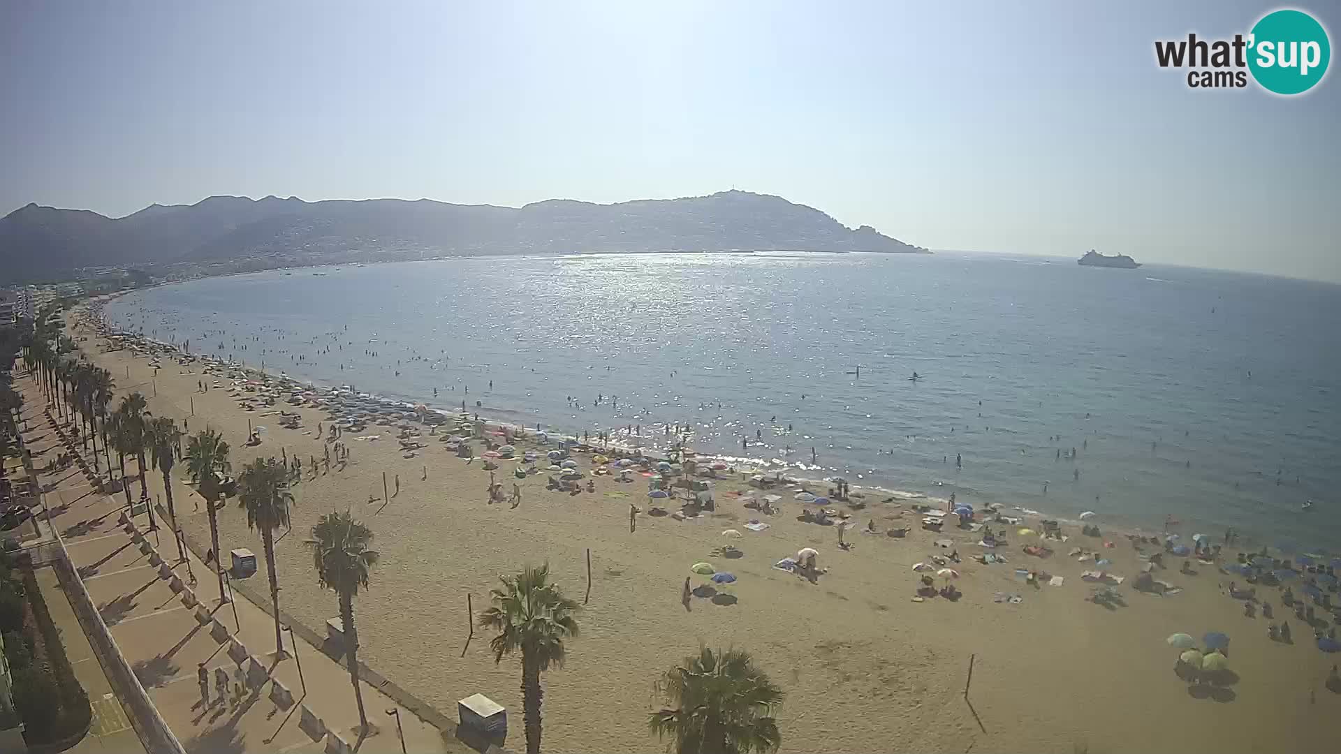 Roses camera en vivo playa Costa Brava- Hotel MonteCarlo