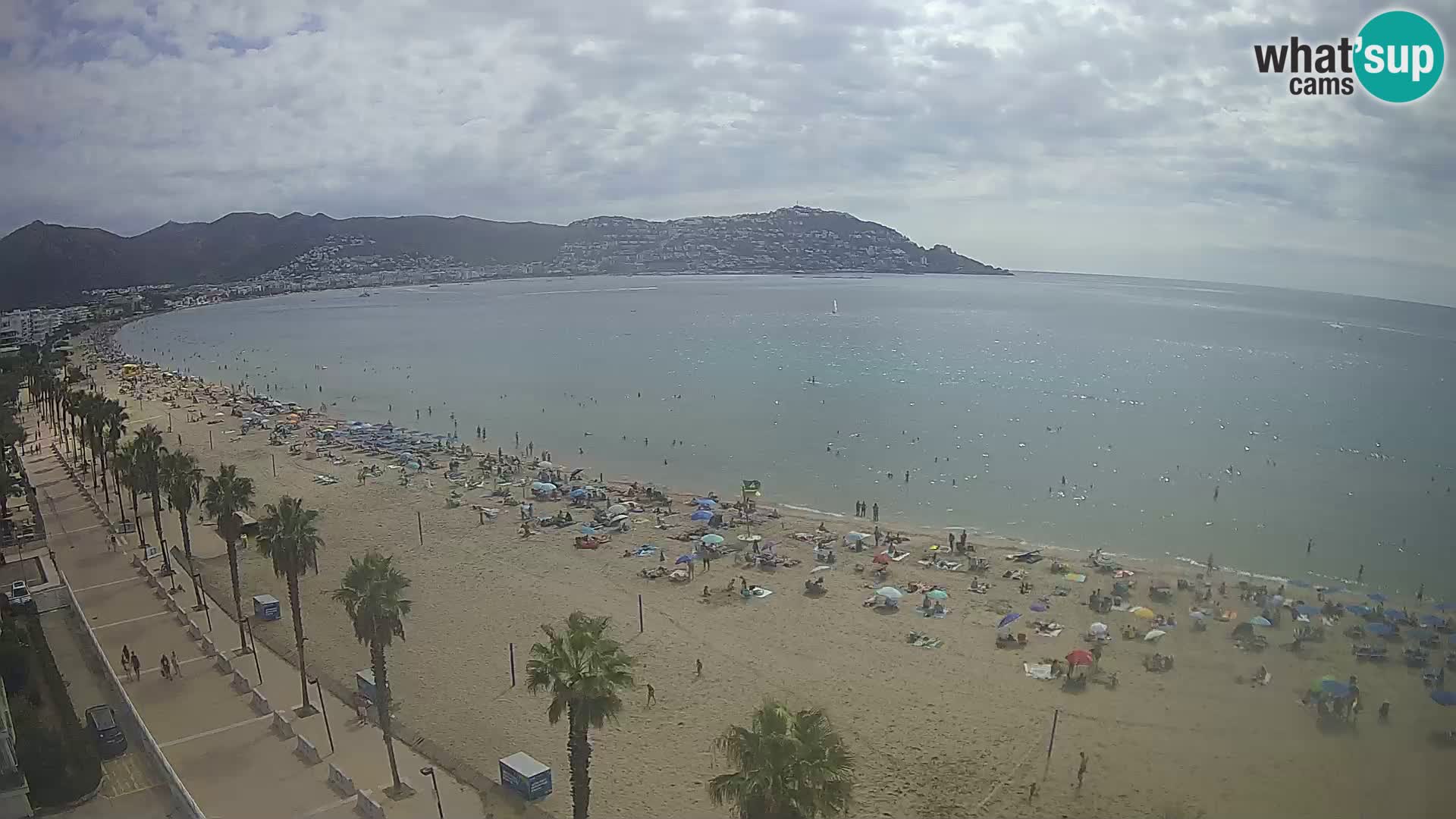 Roses camera en vivo playa Costa Brava- Hotel MonteCarlo