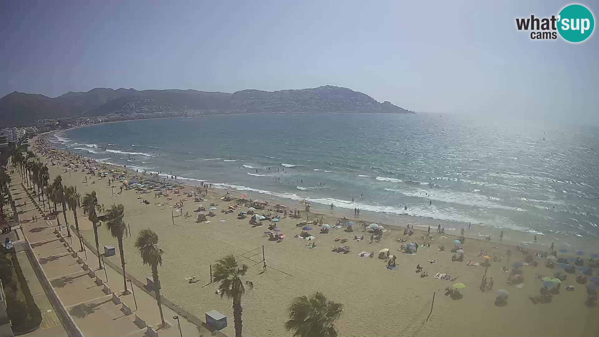 Roses camera en vivo playa Costa Brava- Hotel MonteCarlo