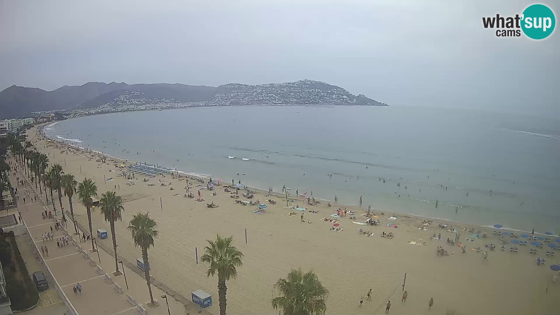 LIVEcam Roses plage Costa Brava – Hotel Montecarlo webcam Espagne