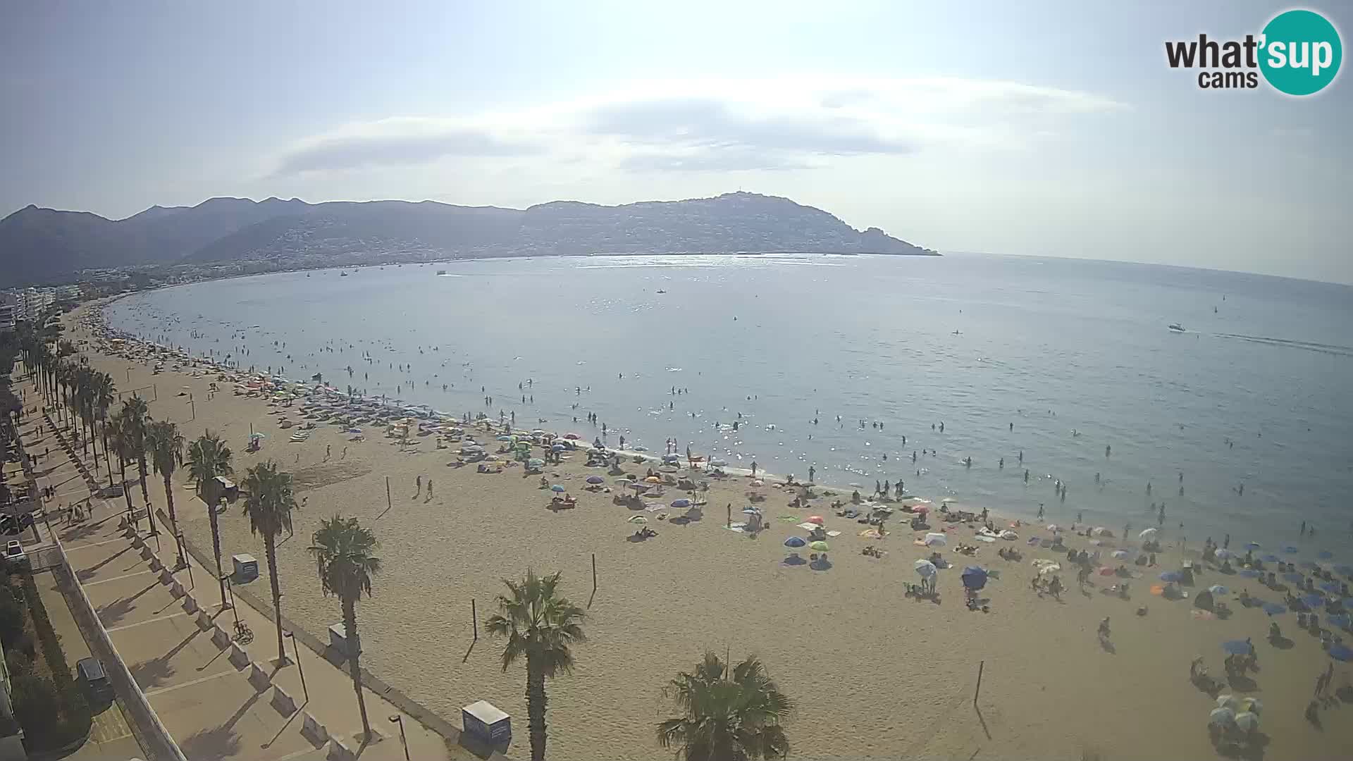 LIVEcam Roses plage Costa Brava – Hotel Montecarlo webcam Espagne