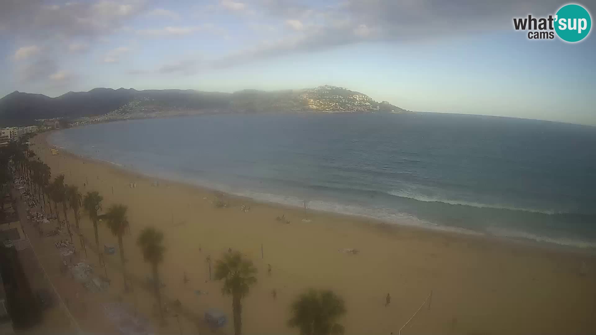 LIVEcam Roses plage Costa Brava – Hotel Montecarlo webcam Espagne