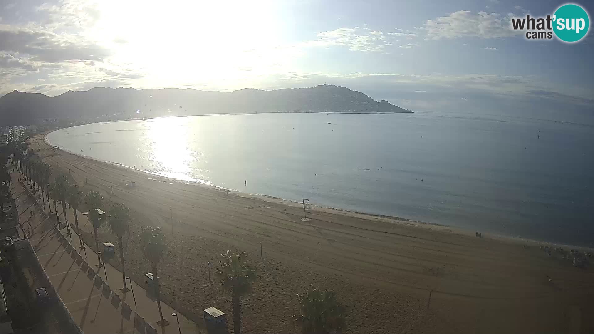 LIVEcam Roses plage Costa Brava – Hotel Montecarlo webcam Espagne