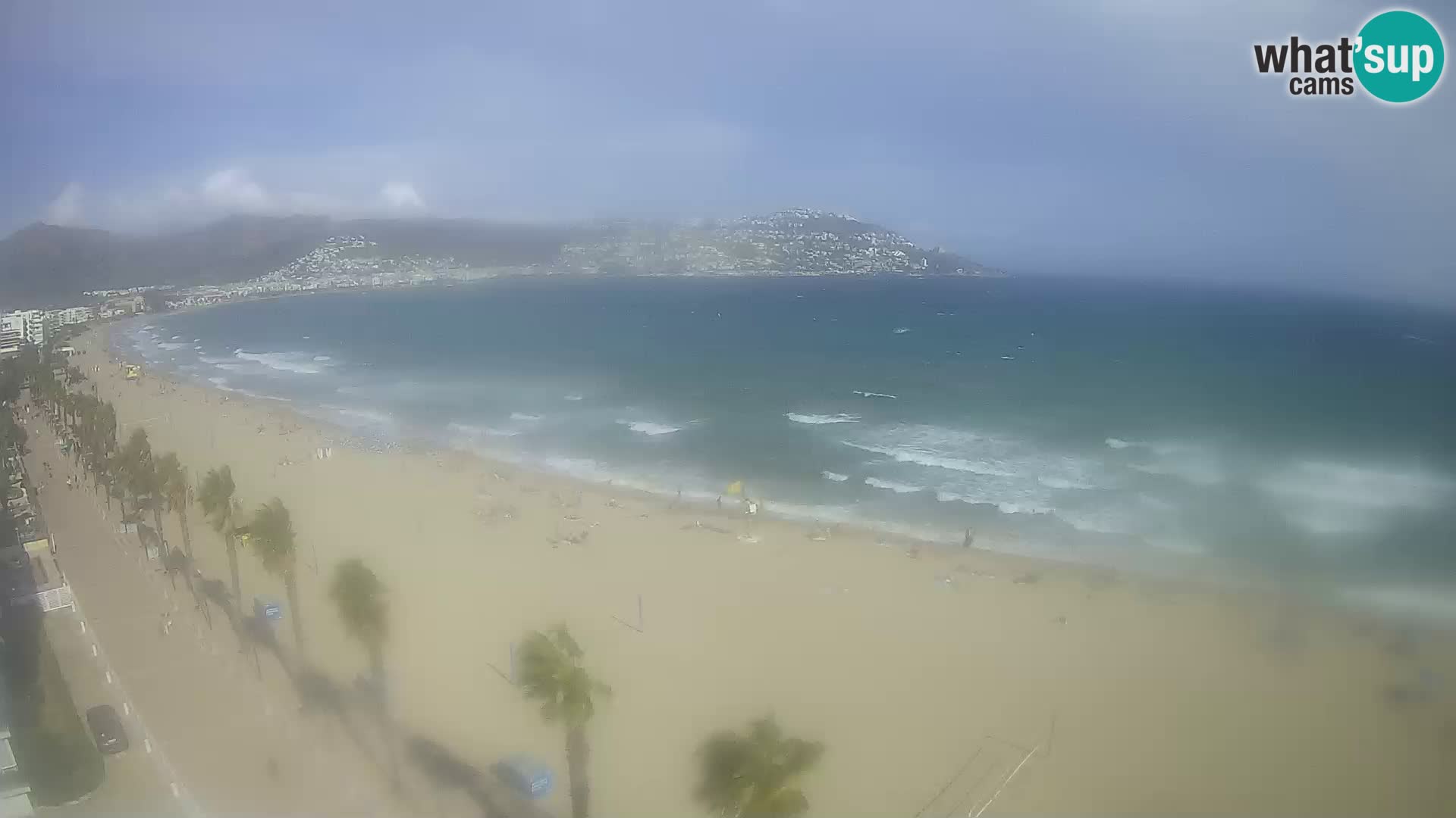 Roses camera en vivo playa Costa Brava- Hotel MonteCarlo