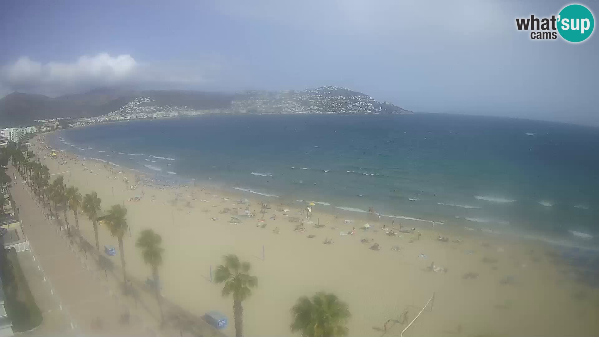 LIVEcam Roses plage Costa Brava – Hotel Montecarlo webcam Espagne