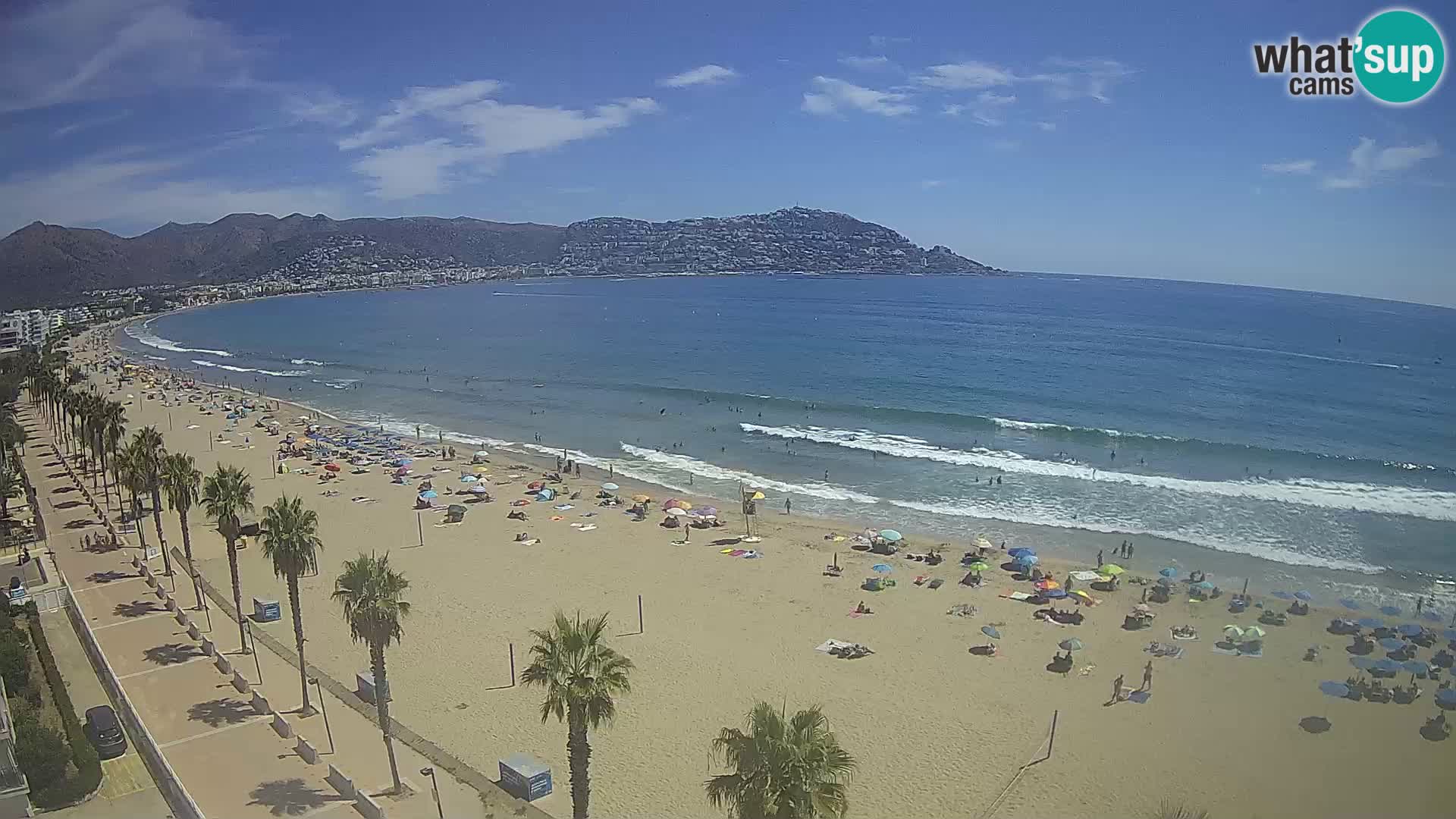 Live cam Roses  – Costa Brava spiaggia – Hotel MonteCarlo