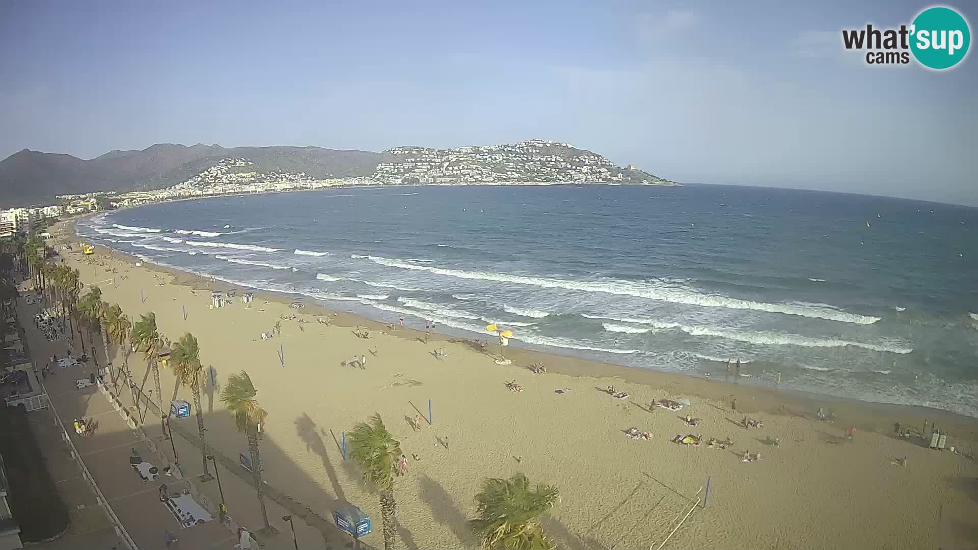 Webcam Costa Brava Roses Strand – Montecarlo Hotel livecam Spanien