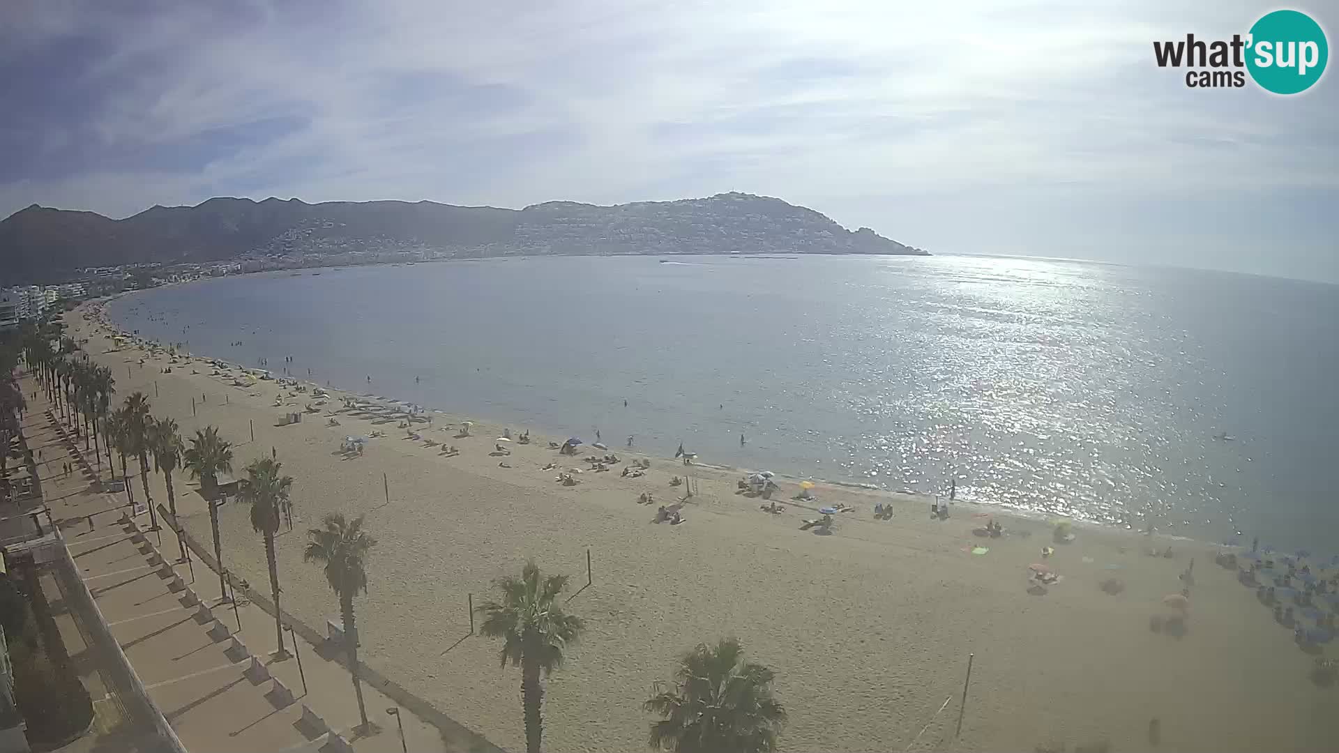 Webcam Costa Brava Roses Strand – Montecarlo Hotel livecam Spanien