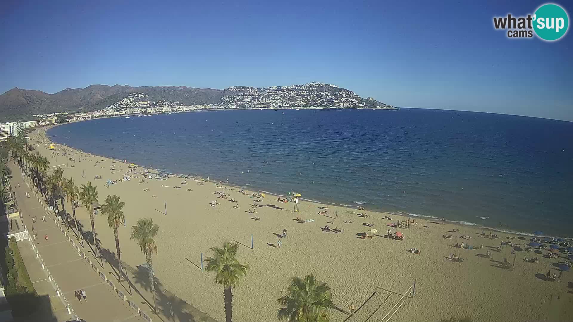 Roses camera en vivo playa Costa Brava- Hotel MonteCarlo