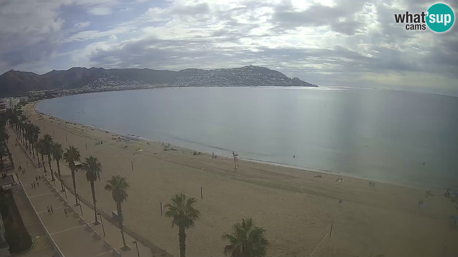 LIVEcam Roses plage Costa Brava – Hotel Montecarlo webcam Espagne